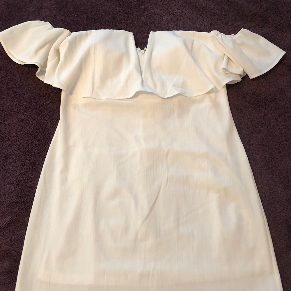 Off the Shoulder White Dress